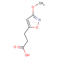 52898-06-3 5-Isoxazolepropanoic acid, 3-methoxy- chemical structure