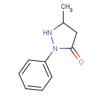 13292-56-3 5-Methyl-2-phenyl-3-pyrazolidone chemical structure