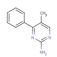 61541-77-3 5-Methyl-4-phenyl-2-pyrimidinamine chemical structure
