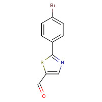 914348-78-0 5-thiazolecarboxaldehyde, 2-(4-bromophenyl)- chemical structure