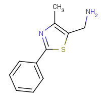 165735-95-5 5-thiazolemethanamine, 4-methyl-2-phenyl- chemical structure