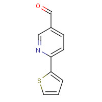 834884-61-6 6-(2-Thienyl)nicotinaldehyde chemical structure