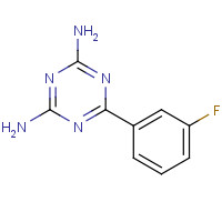30530-43-9 6-(3-fluorophenyl)-1,3,5-triazine-2,4-diamine chemical structure