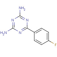 30530-44-0 6-(4-fluorophenyl)-1,3,5-triazine-2,4-diamine chemical structure