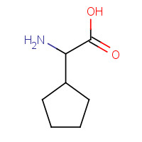 933-95-9 Amino(cyclopentyl)acetic acid chemical structure