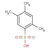 3453-84-7 Benzenesulfonic acid, 2,4,5-trimethyl- chemical structure