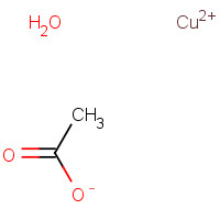 66923-66-8 Cupric acetate, hydrate chemical structure