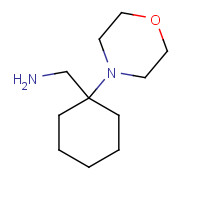 64269-03-0 cyclohexanemethanamine, 1-(4-morpholinyl)- chemical structure