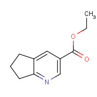113124-13-3 ethyl 6,7-dihydro-5H-cyclopenta[b]pyridine-3-carboxylate chemical structure