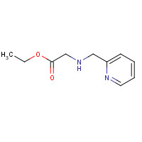 62402-24-8 Ethyl N-(pyridin-2-ylmethyl)glycinate chemical structure