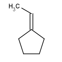 2146-37-4 ethylidenecyclopentane chemical structure