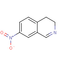 62541-59-7 isoquinoline, 3,4-dihydro-7-nitro- chemical structure