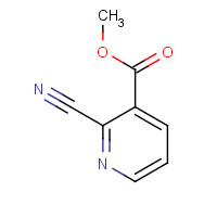 75358-89-3 methyl 2-cyanonicotinate chemical structure