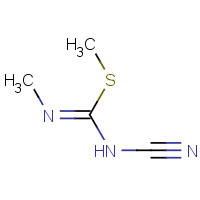 5848-24-8 Methyl N'-cyano-N-methylcarbamimidothioate chemical structure