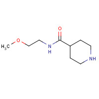 73415-61-9 N-(2-methoxyethyl)piperidine-4-carboxamide chemical structure