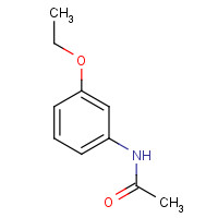 591-33-3 N-(3-ethoxyphenyl)acetamide chemical structure