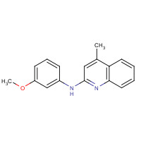 5657-52-3 n-(3-methoxyphenyl)-4-methylquinolin-2-amine chemical structure