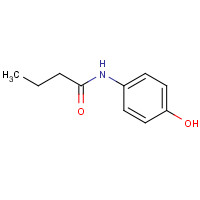 101-91-7 N-(4-Hydroxyphenyl)butanamide chemical structure