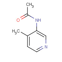 52090-68-3 N-(4-methyl-3-pyridyl)acetamide chemical structure