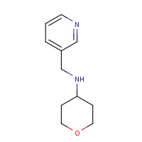 885277-42-9 N-(pyridin-3-ylmethyl)tetrahydro-2H-pyran-4-amine chemical structure