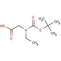 149794-10-5 N-(tert-butoxycarbonyl)-N-ethylglycine chemical structure