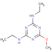673-04-1 N,N'-Diethyl-6-methoxy-1,3,5-triazin-2,4-diamin chemical structure
