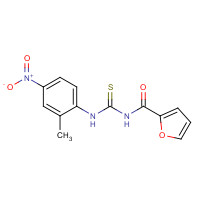 6160-36-7 N-[(2-Methyl-4-nitrophenyl)carbamothioyl]-2-furamide chemical structure