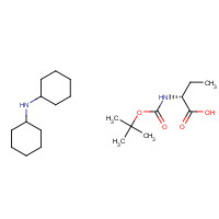 27494-47-9 N-Cyclohexylcyclohexanaminium (2R)-2-[(tert-butoxycarbonyl)amino]butanoate chemical structure