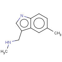 915922-67-7 N-Methyl-1-(5-methyl-1H-indol-3-yl)methanamine chemical structure