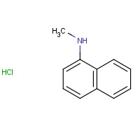 4643-36-1 N-Methylnaphthalen-1-amine hydrochloride chemical structure