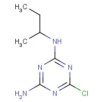 37019-18-4 N-sec-Butyl-6-chlor-1,3,5-triazin-2,4-diamin chemical structure