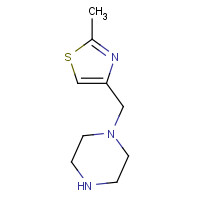 880361-73-9 piperazine, 1-[(2-methyl-4-thiazolyl)methyl]- chemical structure