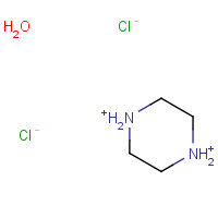 6091-62-9 Piperazinediium chloride hydrate (1:2:1) chemical structure