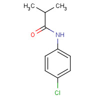 7160-05-6 propanamide, n-(4-chlorophenyl)-2-methyl- chemical structure