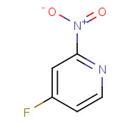 884495-09-4 pyridine, 4-fluoro-2-nitro- chemical structure