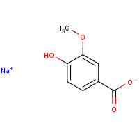 28508-48-7 Sodium 4-hydroxy-3-methoxybenzoate chemical structure