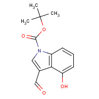 404888-00-2 tert-Butyl 3-formyl-4-hydroxy-1H-indole-1-carboxylate chemical structure