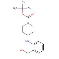 162045-29-6 tert-Butyl 4-{[2-(hydroxymethyl)phenyl]amino}piperidine-1-carboxylate chemical structure