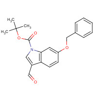 630110-71-3 tert-Butyl 6-(benzyloxy)-3-formyl-1H-indole-1-carboxylate chemical structure