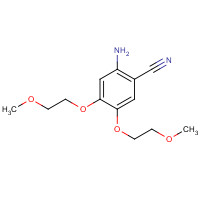 950596-58-4 2-Amino-4,5-bis(2-methoxyethoxy)benzonitrile chemical structure