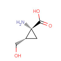 127181-31-1 (1R,2S)-1-Amino-2-(hydroxymethyl)cyclopropanecarboxylic acid chemical structure