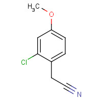 170737-93-6 (2-Chloro-4-methoxyphenyl)acetonitrile chemical structure