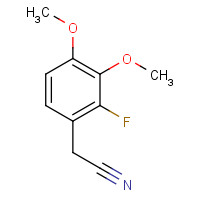 7537-08-8 (2-Fluoro-3,4-dimethoxyphenyl)acetonitrile chemical structure