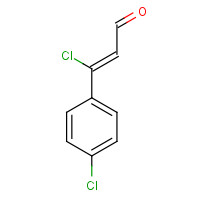 14063-77-5 (2Z)-3-Chloro-3-(4-chlorophenyl)acrylaldehyde chemical structure
