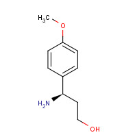 1071436-31-1 (3R)-3-Amino-3-(4-methoxyphenyl)propan-1-ol chemical structure