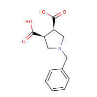 164916-63-6 (3R,4S)-1-Benzylpyrrolidine-3,4-dicarboxylic acid chemical structure