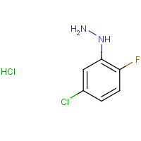 529512-80-9 (5-Chloro-2-fluorophenyl)hydrazine hydrochloride chemical structure