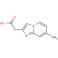 59128-09-5 (7-Methylimidazo[1,2-a]pyridin-2-yl)acetic acid chemical structure
