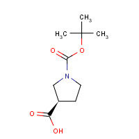 51145-61-0 (R)-1-Boc-pyrrolidine-3-carboxylic Acid chemical structure