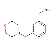 841222-62-6 [3-(morpholinomethyl)phenyl]methylamine chemical structure
